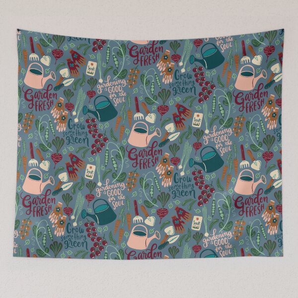 Item preview, Garden fresh, garden lovers pattern  designed and sold by NewBranchStudio.
