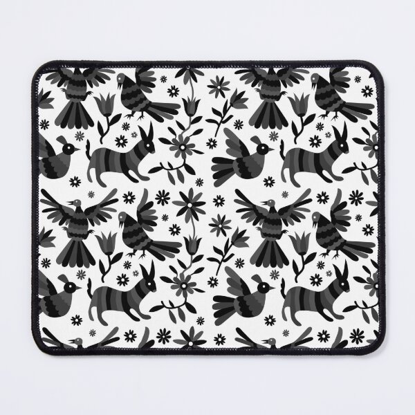 Item preview, otomi, black otomi texture, mexican otomi, mexican art, mexican craft, mexican folk, otomi texture, mexican pattern, flowers, birds, animals, black designed and sold by Terevela.