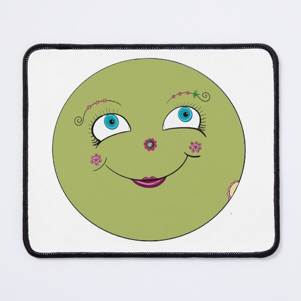 Item preview, Lime green happy face- sugar skull style  designed and sold by Inktown.