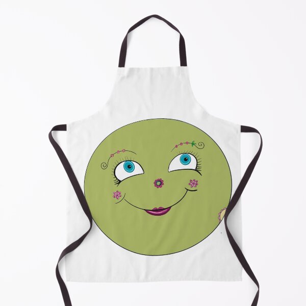 Item preview, Lime green happy face- sugar skull style designed and sold by Inktown.