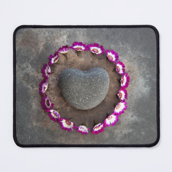 Item preview, Heart Stone And Flower Circle :  designed and sold by Elena Ray.