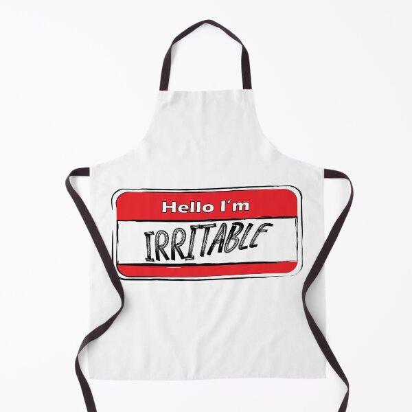 Item preview, Hello im irritable - welcome sticker designed and sold by nerdy-northern.