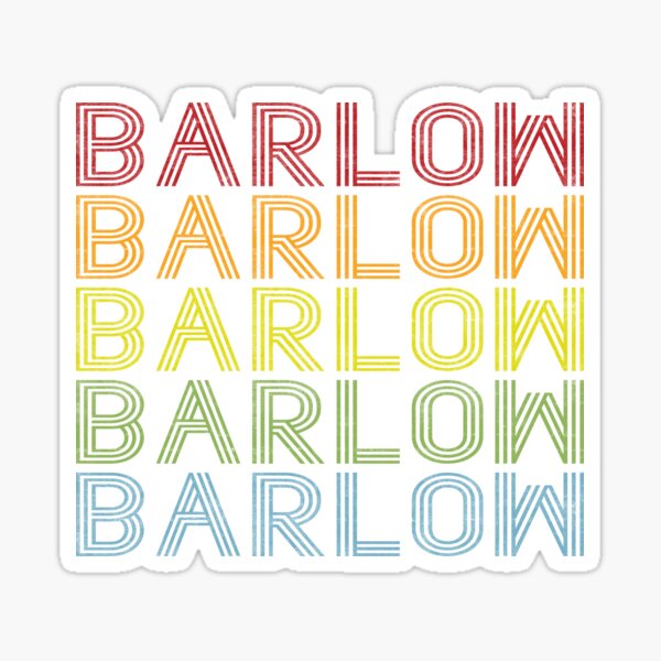 Item preview, Barlow Name T Shirt - Barlow Vintage Retro Barlow Name Gift Item Tee designed and sold by chezeva.