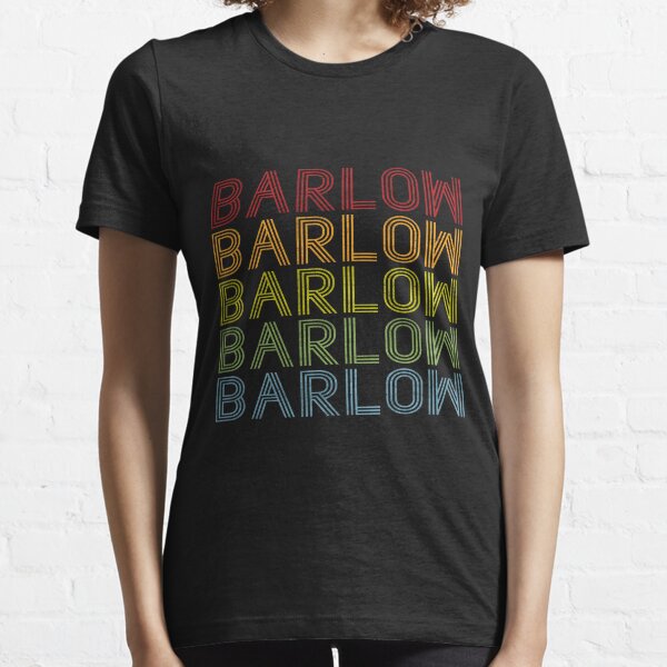 Item preview, Barlow Name T Shirt - Barlow Vintage Retro Barlow Name Gift Item Tee designed and sold by chezeva.