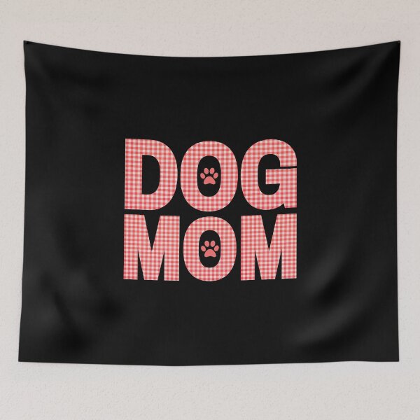 Item preview, Dog Mom Red And White Gingham designed and sold by momofdoggos.