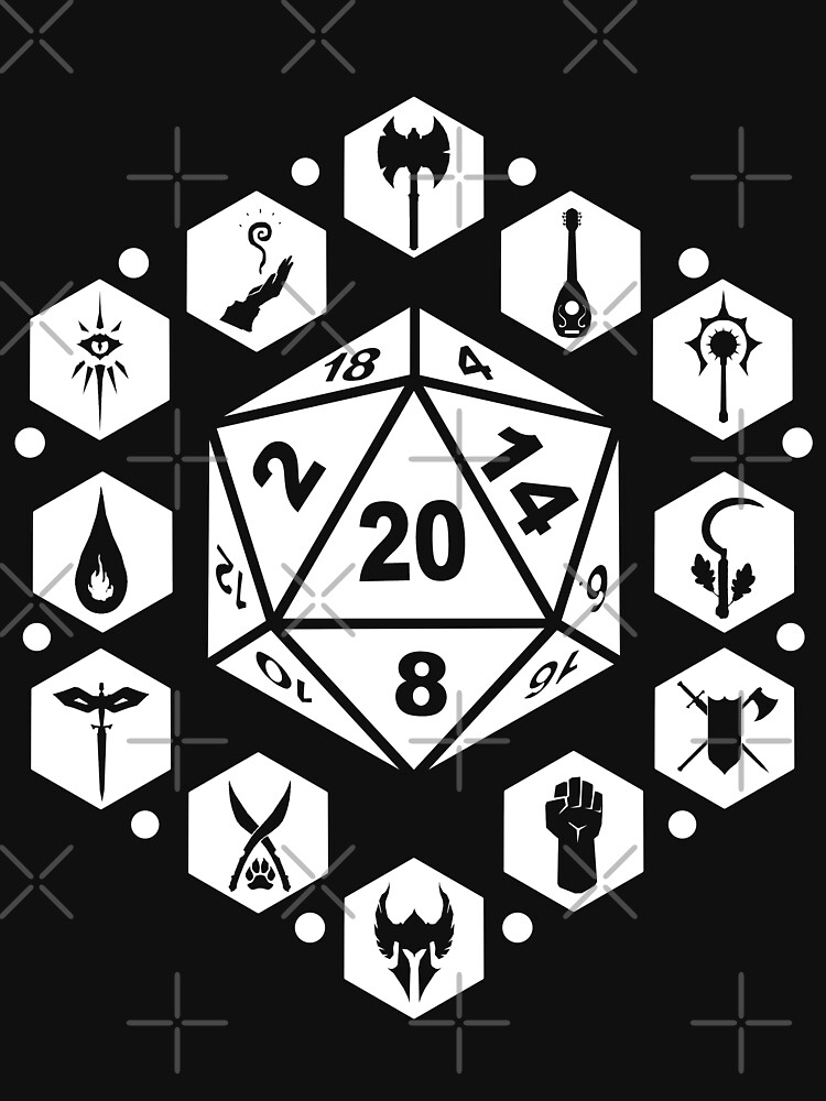 RPG Classes - White by Milmino