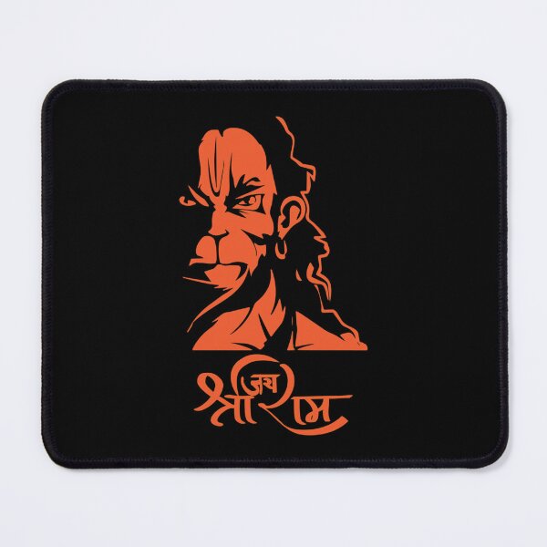 Item preview, Hanuman Hindu God Jai Shri Ram    designed and sold by RasikaDesigns.