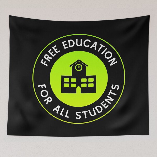 Item preview, Free Education For All Students - Free College designed and sold by Picket Club.