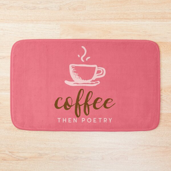 Item preview, Coffee Then Poetry - Pink Coffee and Literature designed and sold by IceCreamMuseum.