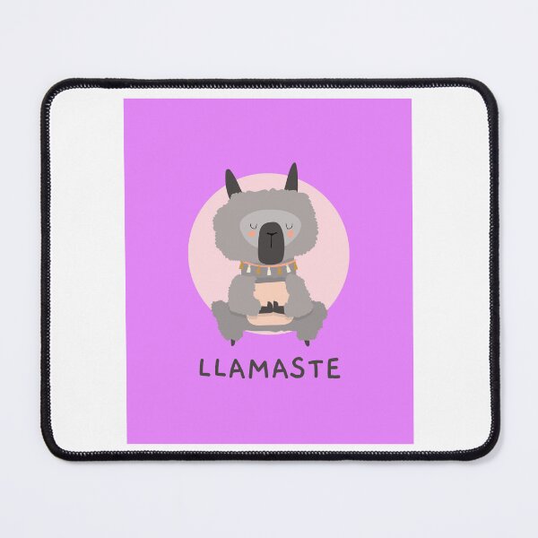 Item preview, llamaste llama yoga nameste designed and sold by 2ModernHippies.