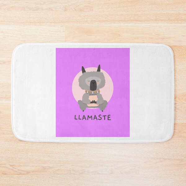 Item preview, llamaste llama yoga nameste designed and sold by 2ModernHippies.