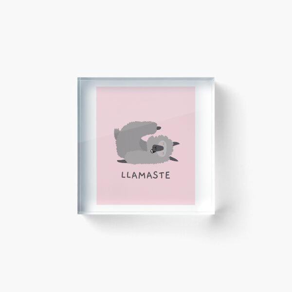 Item preview, llamaste llama yoga nameste designed and sold by 2ModernHippies.