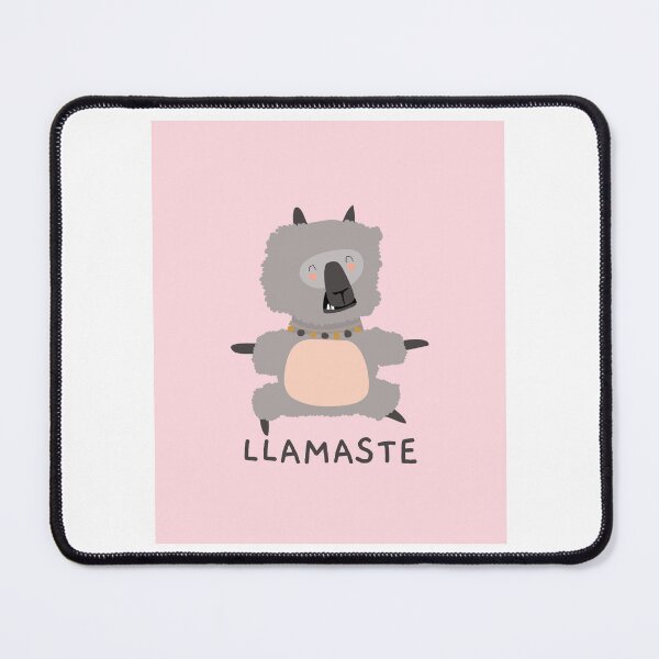 Item preview, llamaste llama yoga nameste designed and sold by 2ModernHippies.