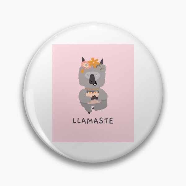 Item preview, llamaste llama yoga nameste designed and sold by 2ModernHippies.