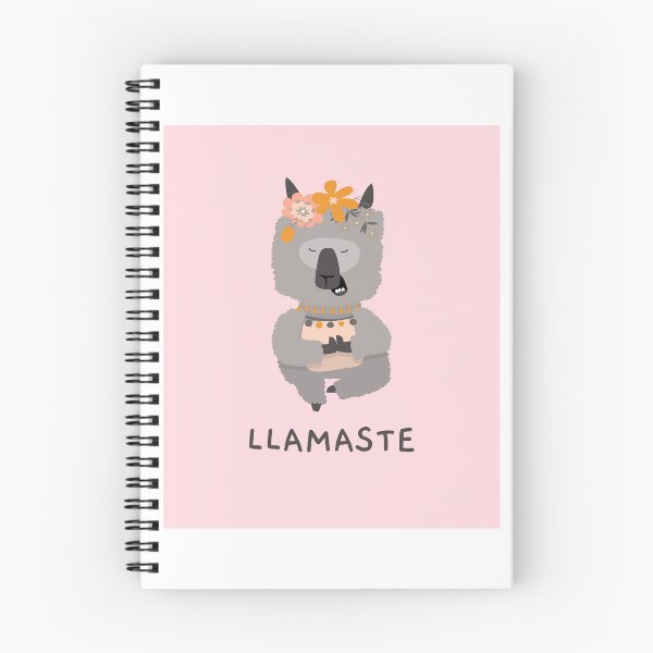 Item preview, llamaste llama yoga nameste designed and sold by 2ModernHippies.