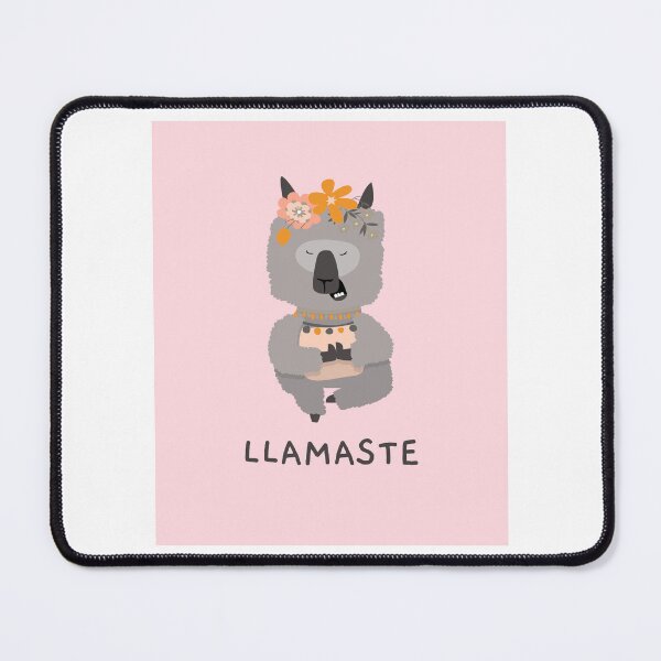 Item preview, llamaste llama yoga nameste designed and sold by 2ModernHippies.