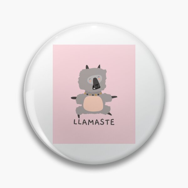 Item preview, llamaste llama yoga nameste designed and sold by 2ModernHippies.