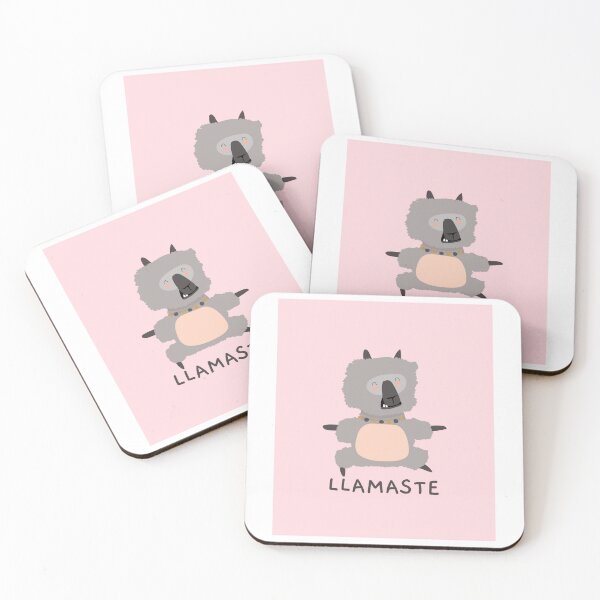 Item preview, llamaste llama yoga nameste designed and sold by 2ModernHippies.