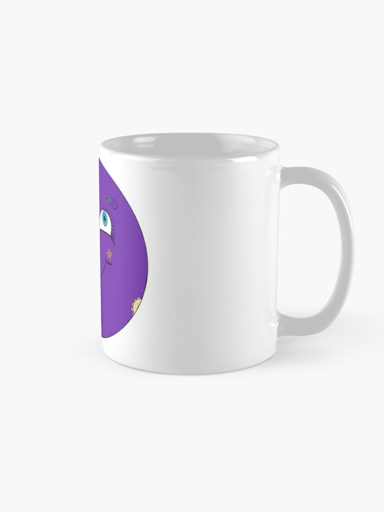 Purple Smiley Face Coffee Mug for Sale by evahart28