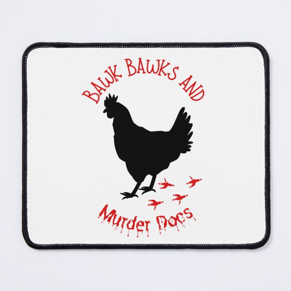 Item preview, bawk bawks and murder docs designed and sold by 2ModernHippies.