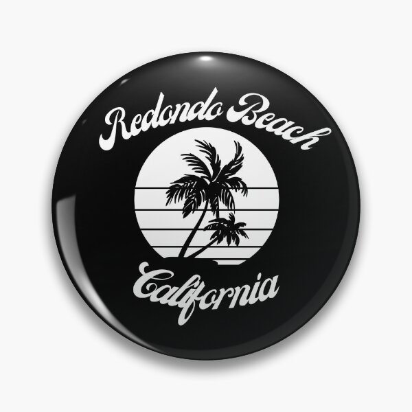 Item preview, Redondo Beach California (White + Black) designed and sold by Just-Basic.