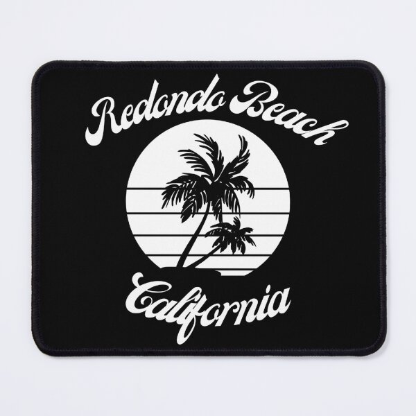 Item preview, Redondo Beach California (White + Black) designed and sold by Just-Basic.