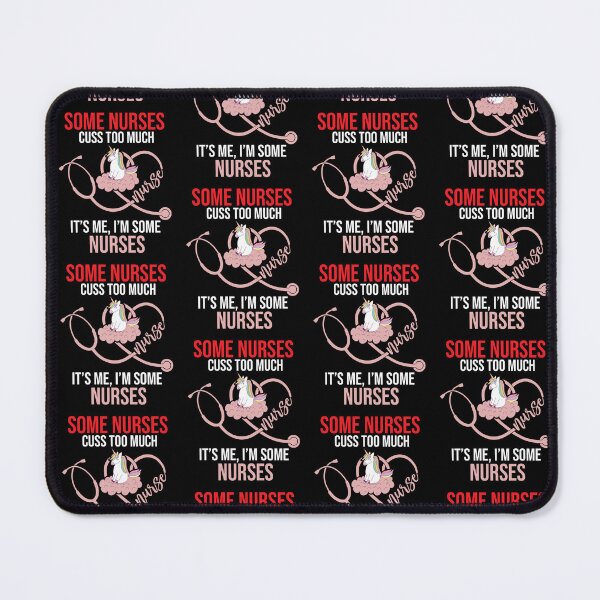 Item preview, Some Nurses Cuss Too Much Funny Unicorn Nurse Present  designed and sold by pedrored369.