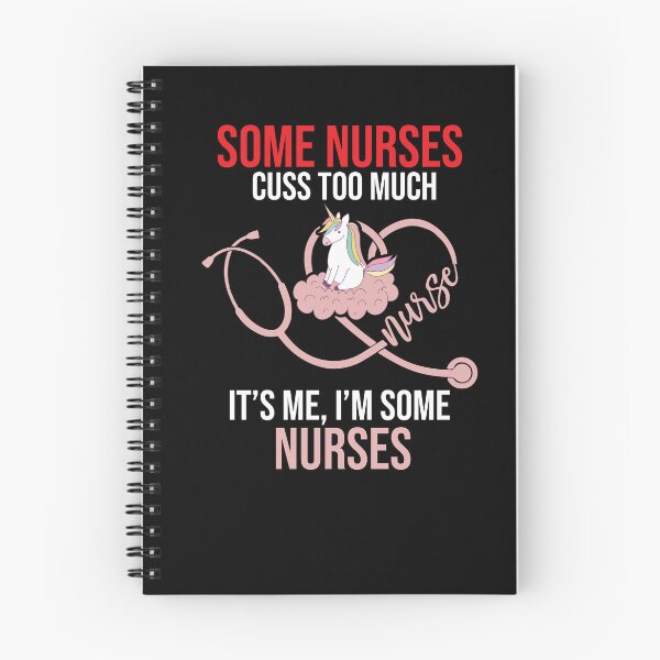 Item preview, Some Nurses Cuss Too Much Funny Unicorn Nurse Present  designed and sold by pedrored369.