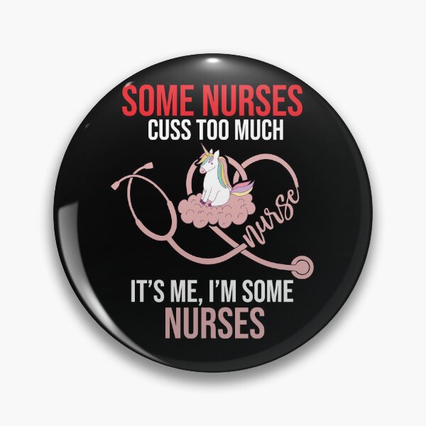 Item preview, Some Nurses Cuss Too Much Funny Unicorn Nurse Present  designed and sold by pedrored369.
