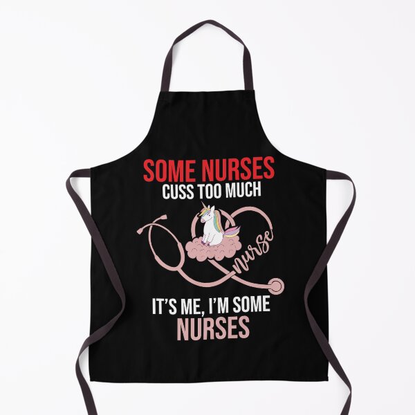 Item preview, Some Nurses Cuss Too Much Funny Unicorn Nurse Present designed and sold by pedrored369.
