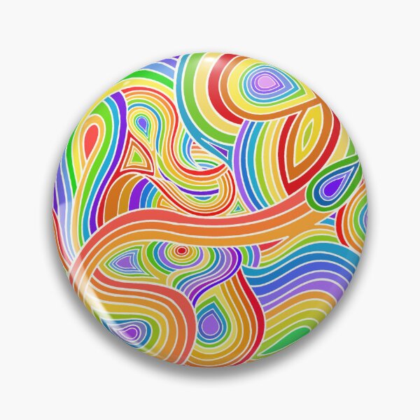 Item preview, Abstract Rainbow Ribbons Design  designed and sold by Alondra.