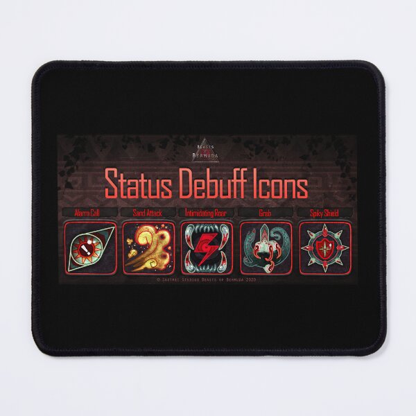 Item preview, Desventajas de estado en el juego Póster designed and sold by BeastsOfBermuda.