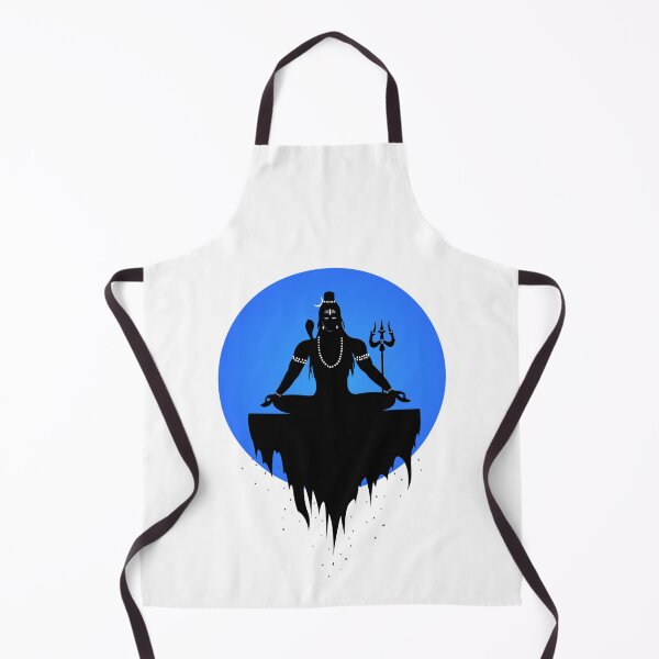 Item preview, Lord Shiva Meditaing Vector art Trishul designed and sold by RasikaDesigns.