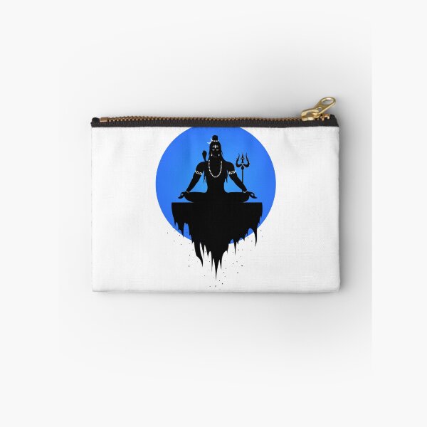 Aperçu de l'œuvre Seigneur Shiva méditant Art vectoriel Trishul créée et vendue par RasikaDesigns.