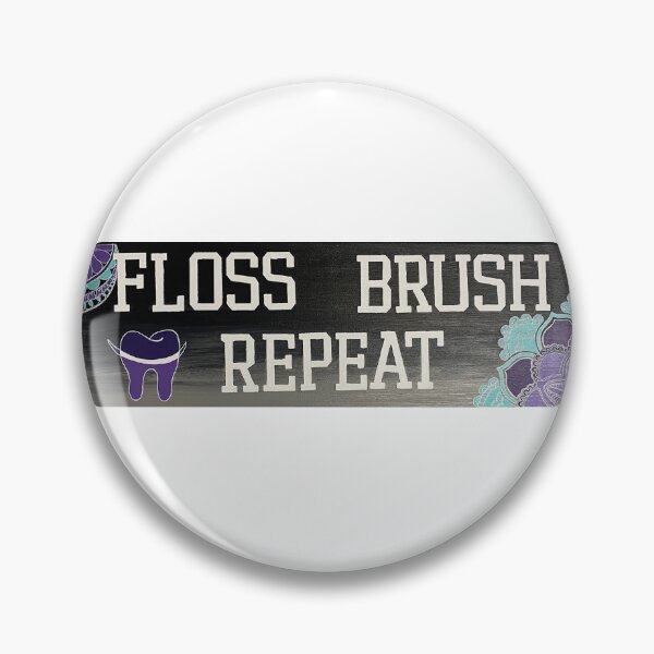 Item preview, Floss Brush Repeat designed and sold by DentistArt2022.