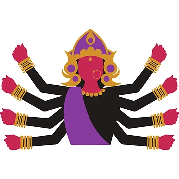 Artwork thumbnail, Navratri - Devi by RasikaDesigns