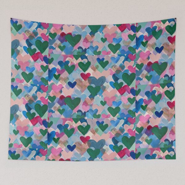 Item preview, Loving Hearts - Acrylic Painting designed and sold by MazerolleArt.