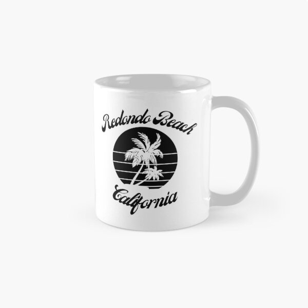 Item preview, Redondo Beach California (Black + White) designed and sold by Just-Basic.