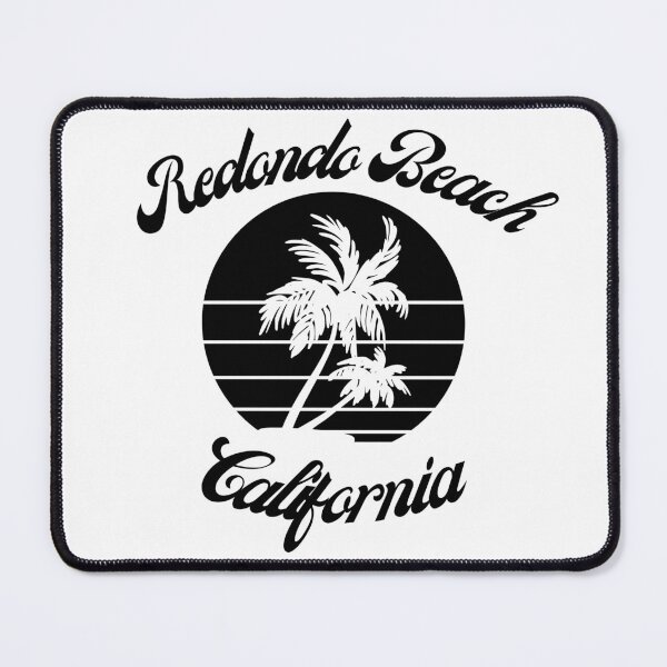 Item preview, Redondo Beach California (Black + White) designed and sold by Just-Basic.