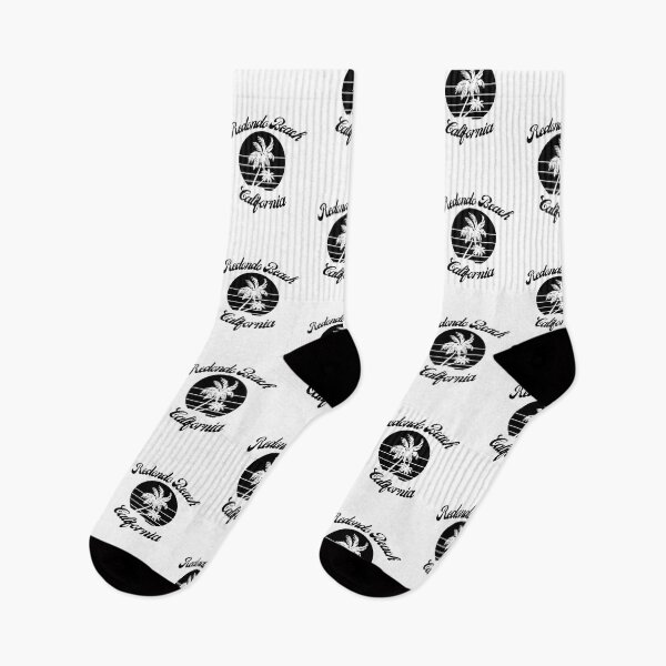 Item preview, Redondo Beach California (Black + White) designed and sold by Just-Basic.