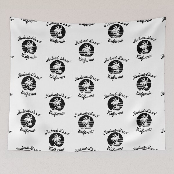 Item preview, Redondo Beach California (Black + White) designed and sold by Just-Basic.