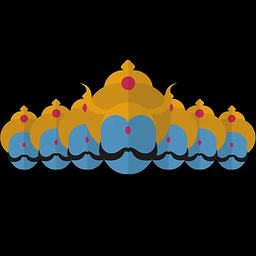 Artwork thumbnail, Navratri - Happy Dussehra - Ravan by RasikaDesigns