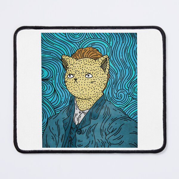 Item preview, cat self-portrait without beard, Cute cat Art, Famous Painting, Vincent Van Gogh designed and sold by 2ModernHippies.