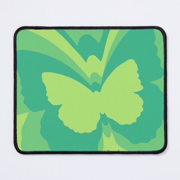 Item preview, Lime Green Abstract Line Art Butterfly Pattern designed and sold by hannahvira.
