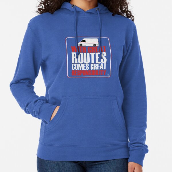 With Great Routes Comes Great Responsibility, USPS Lightweight Hoodie