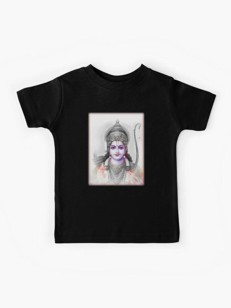 Cotton Supreme T Shirt Kids Supreme Lord Jai Shri Ram Kids T-Shirt