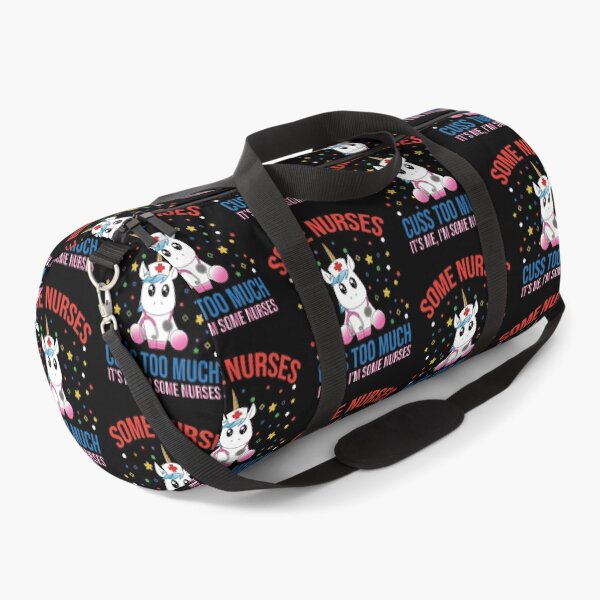 Item preview, Some Nurses Cuss Too Much Funny Unicorn Nurse Design designed and sold by pedrored369.
