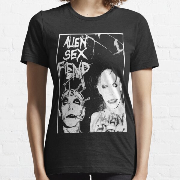 Alien Sex Fiend Logo Damen T-shirt Metal Band Langarm Rock Shirt Tank Top