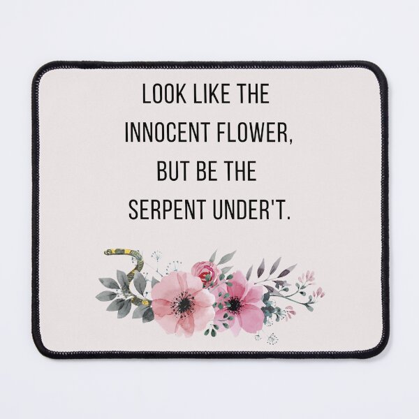 Item preview, Lady Macbeth Quote Shakespeare Innocent Flower, Serpent Under't. designed and sold by violet-hope.