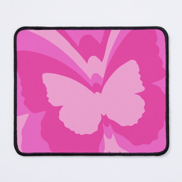 Item preview, Hot Pink Abstract Line Art Butterfly Pattern designed and sold by hannahvira.
